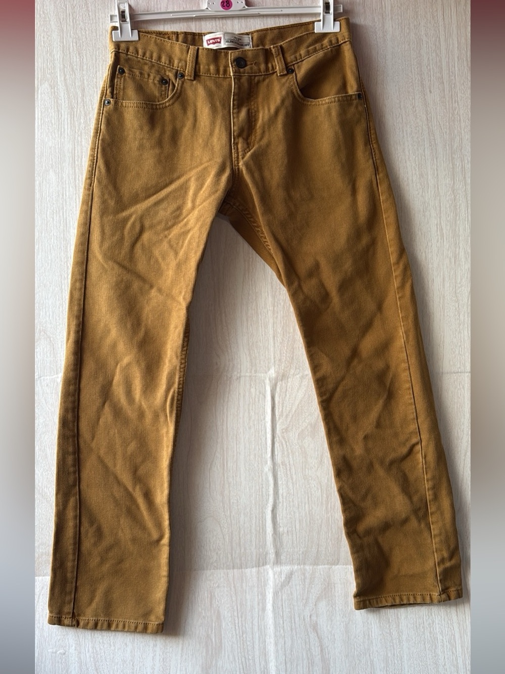 Levi's Men's Straight Chinos in Mustard